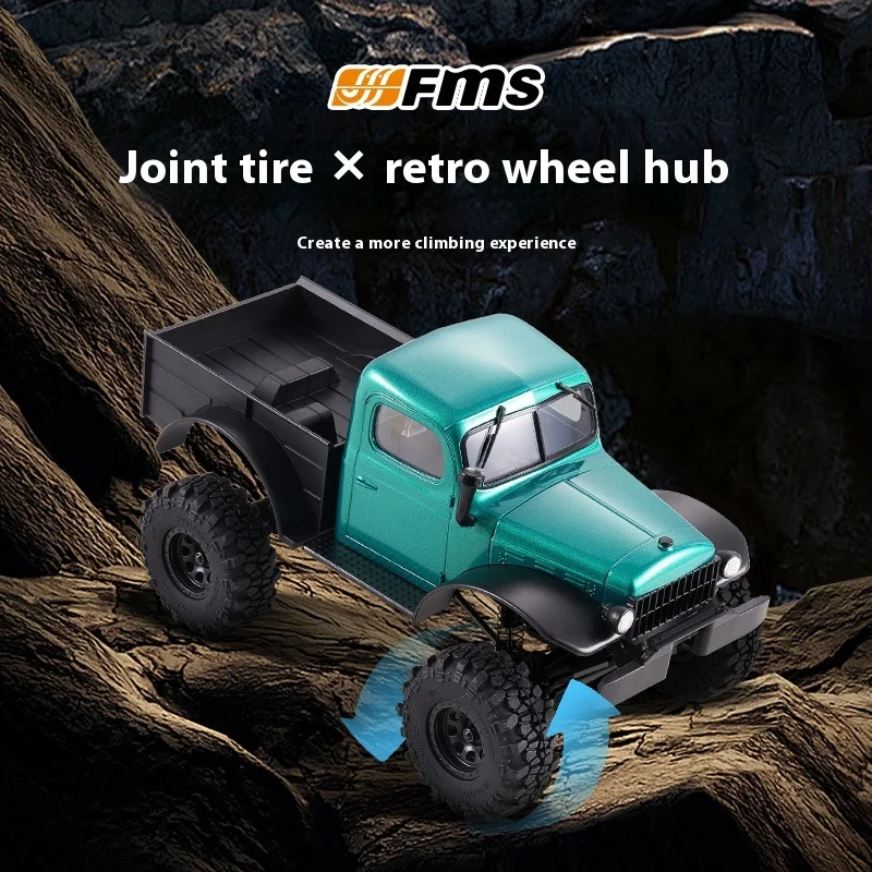 Fms 1/24 FCX24 Xiaoqi Elettrico Brushless Auto telecomandata Fuoristrada Arrampicata Veicolo Giocattolo Ponte Porta Modello Secchio Edizione