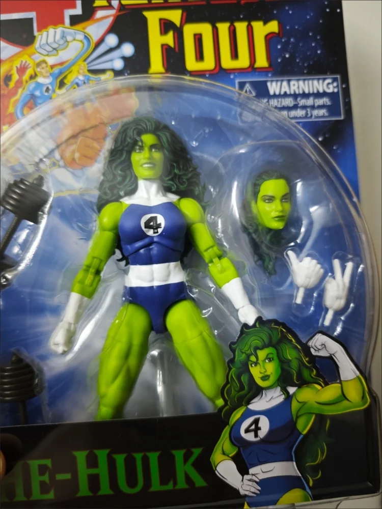 Personajes de Marvel, los Cuatro Vengadores, cuatro héroes femeninos, Hulk, muñeca articulada, tarjeta colgante, juguete, adorno de oficina, regalo para mujeres