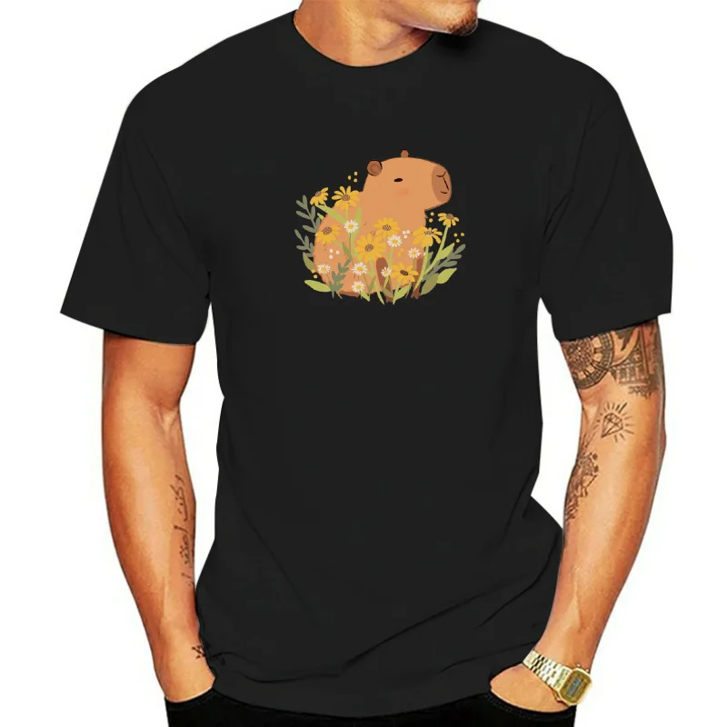 

Capibara Capybara T-shirts Men Y2K Designer Summer Tshirt Boy Y2k 2000s Japanese Clothes Kawaii Tshirt Graphic Top Female