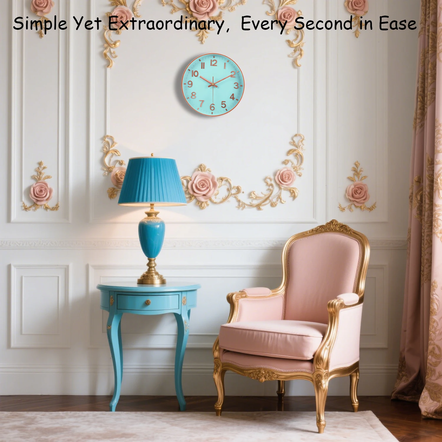 

8 Inch Quartz Wall Clock Modern Cubic Digital Silent Clock Living Room Bedroom Wall Clock Fashion Non Ticking Home Decoration