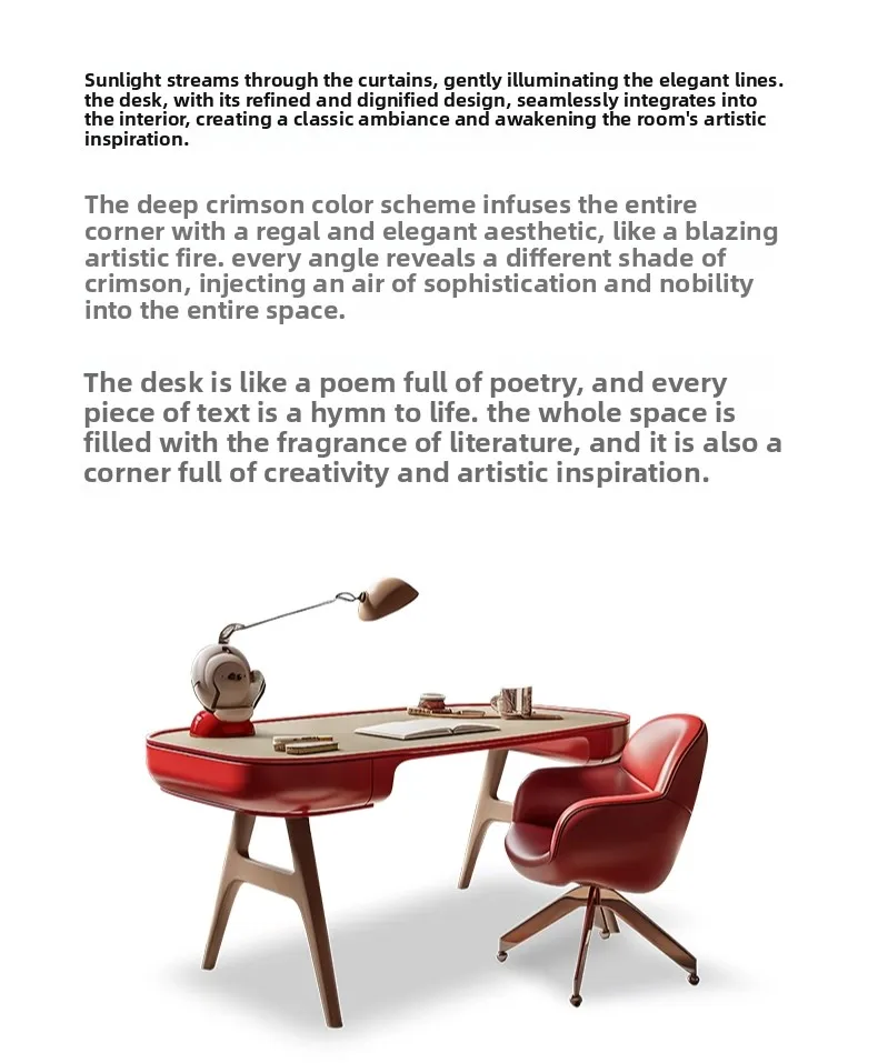 Aesthetic desk, chair, Italian postmodern art furniture, international pavilion W2