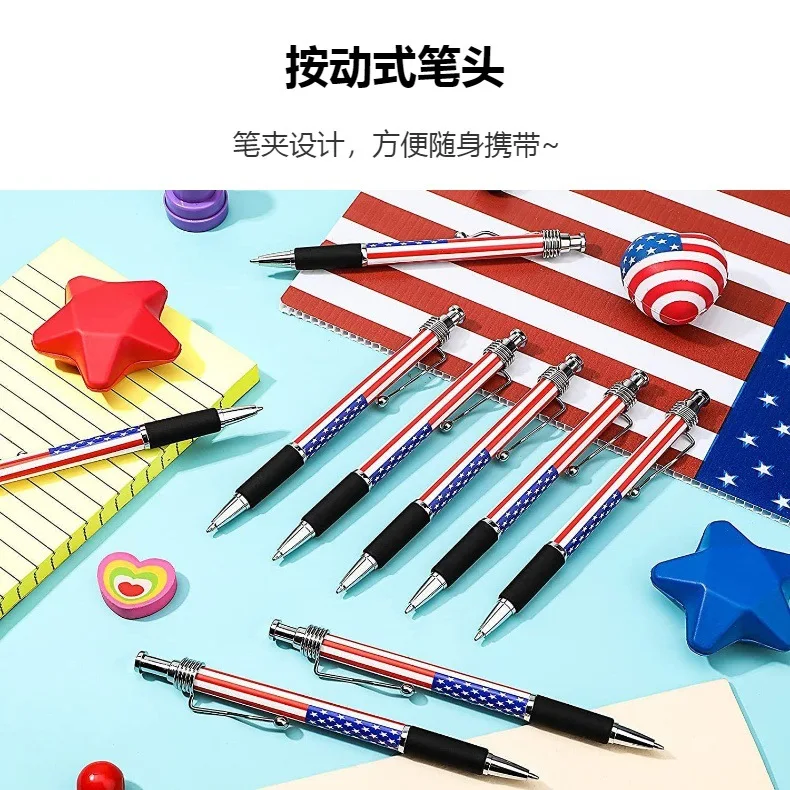 

Flag Ballpoint Pen Office Use Pens Home for Signing Comfortable Grip School Pattern