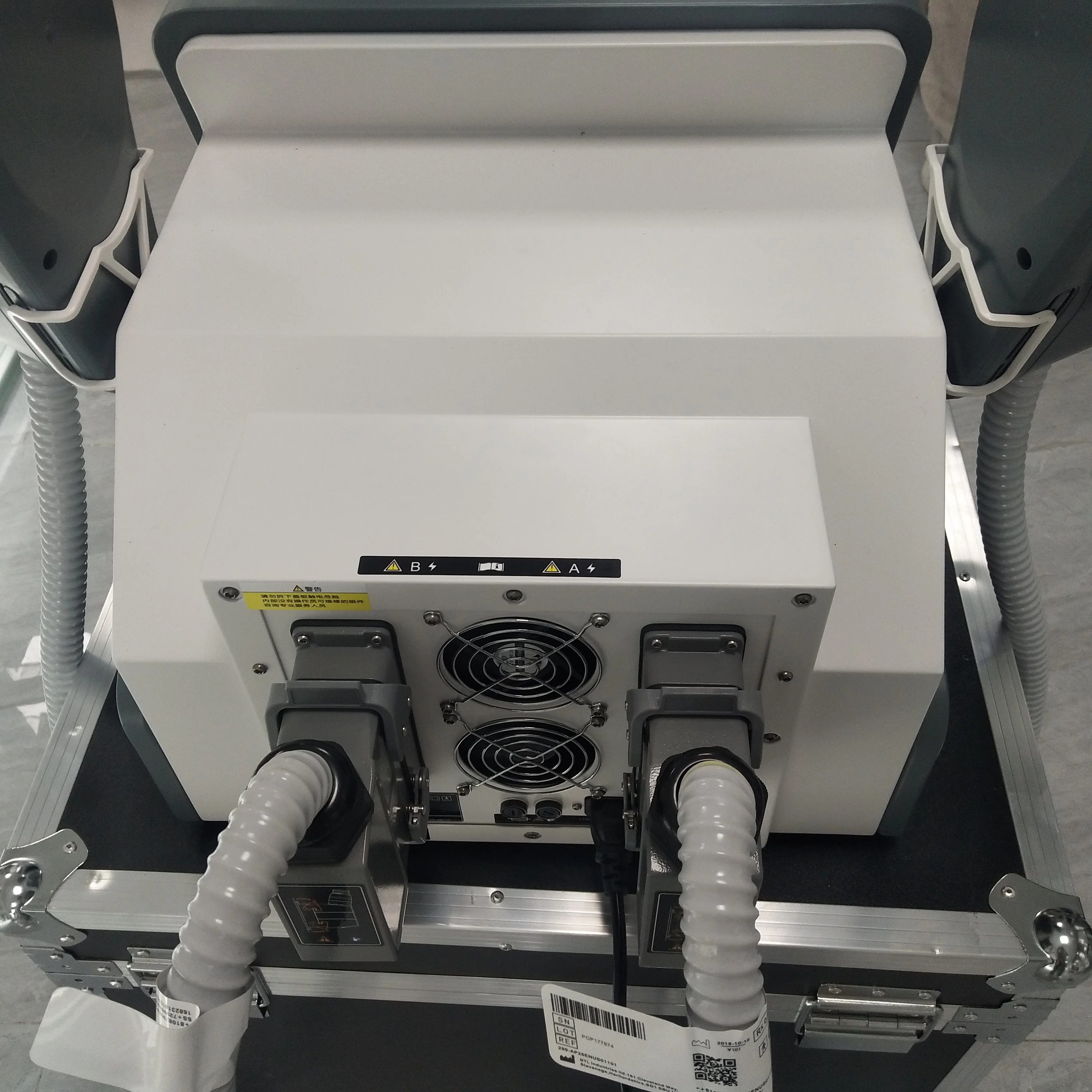 EMS Body Building Machine Fat Removal RF Sculpt Muscle Contouring Body Muscle Stimulation Machine 2 Handle