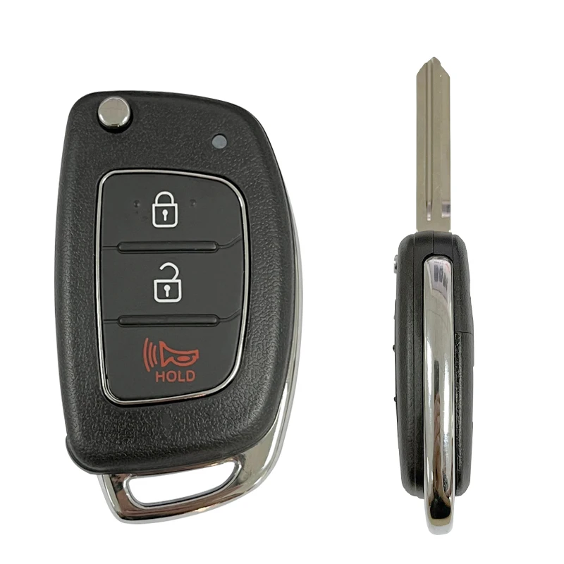 CN020065 Aftermarket Shell 3 Button Remote Flip Key For Hyundai HB20 Part No 95430-1S011 / 1S001 OKA-866T 4D60 Chip No Logo