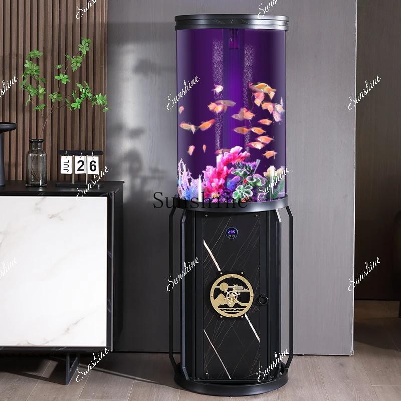 Filtration and oxygen production machine Ecological water-free acrylic goldfish tank Small living room for home use  FT