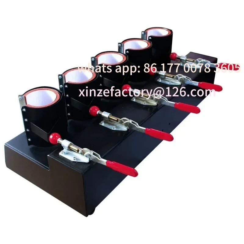 

Customizable New design low price 5 in 1 11oz ceramic mug press printing machine mugs combo heat transfer press machine