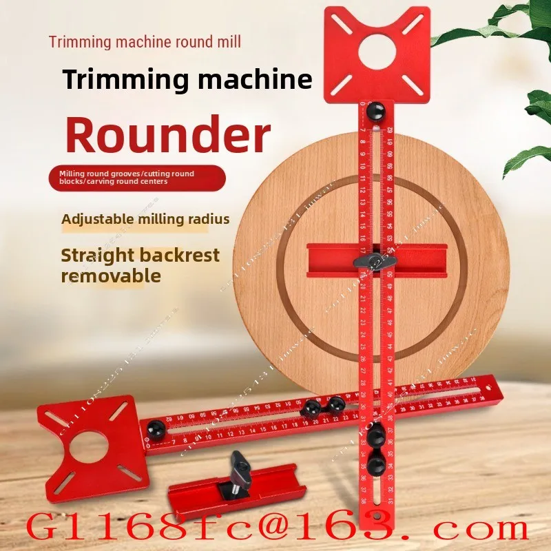 Woodworking Milling and Trimming Machine Bracket Auxiliary Cutting Circular Hole Machine Positioning Support Tool
