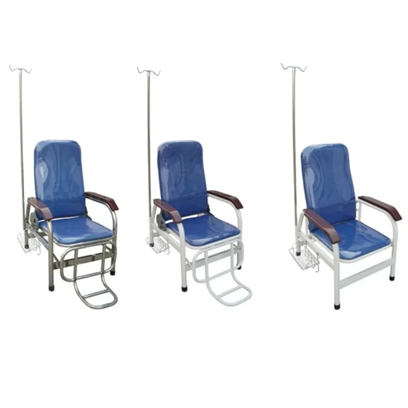 Infusion Chair Hospital, Multifunctional Patient Infusion Chair, Stainless Steel Infusion Chair