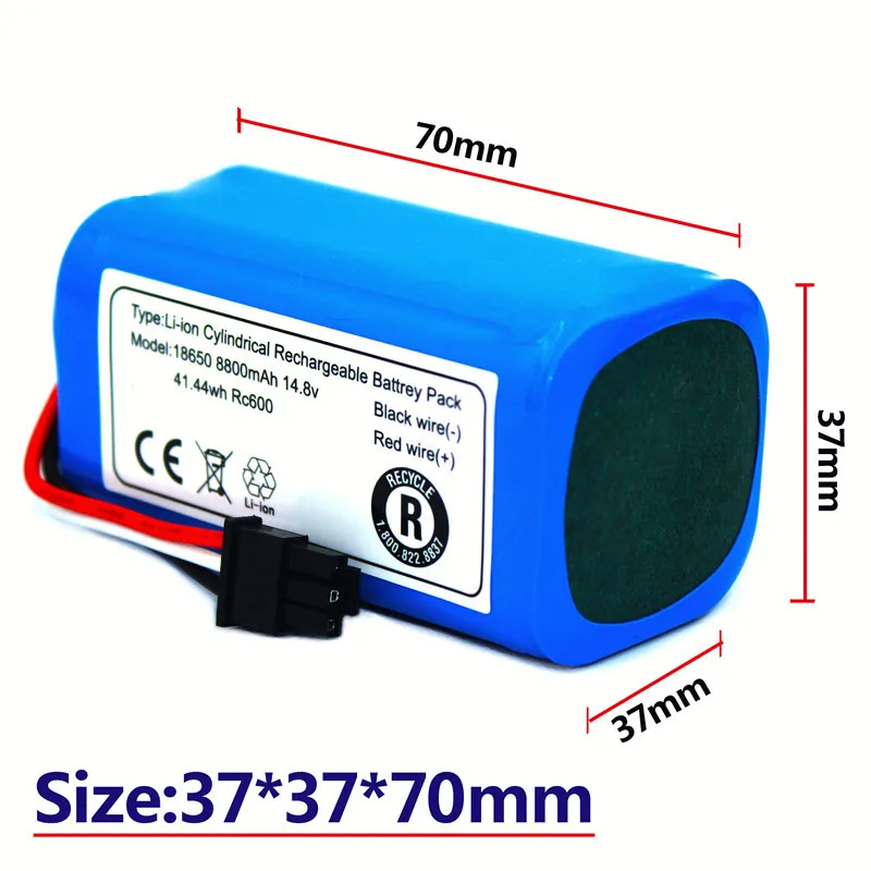 For The Qihoo 360 S5 S7 T90 Robot Vacuum Cleaner Battery Pack, Replace And Repair It At 14.8 Volts And 12800 Milliamperes