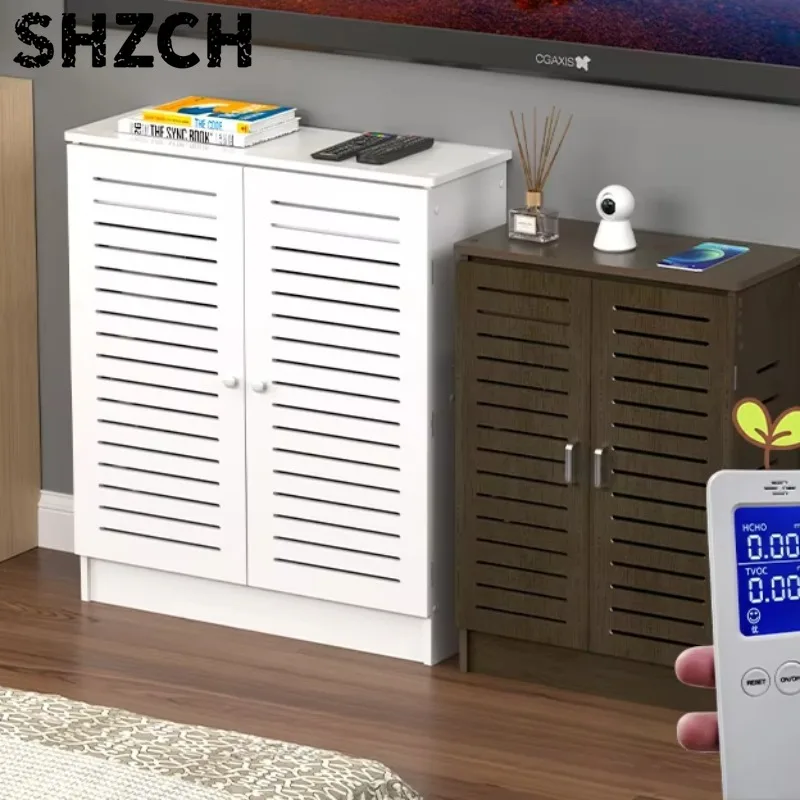 Multi-Media Router Storage Cabinet, Living Room WiFi Modem and Set-Top Box Holder, Weak Electrical Cabinet Cover Stand, Power