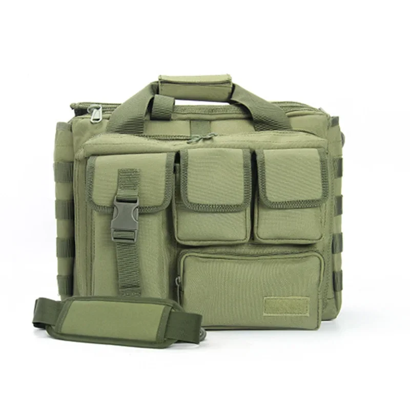 Taktische Jagdtasche für Herren, 14,1-15,6 Zoll Laptop-Messenger, Multifunktionale Computertasche mit Gepolstertem Fach – Detail 3