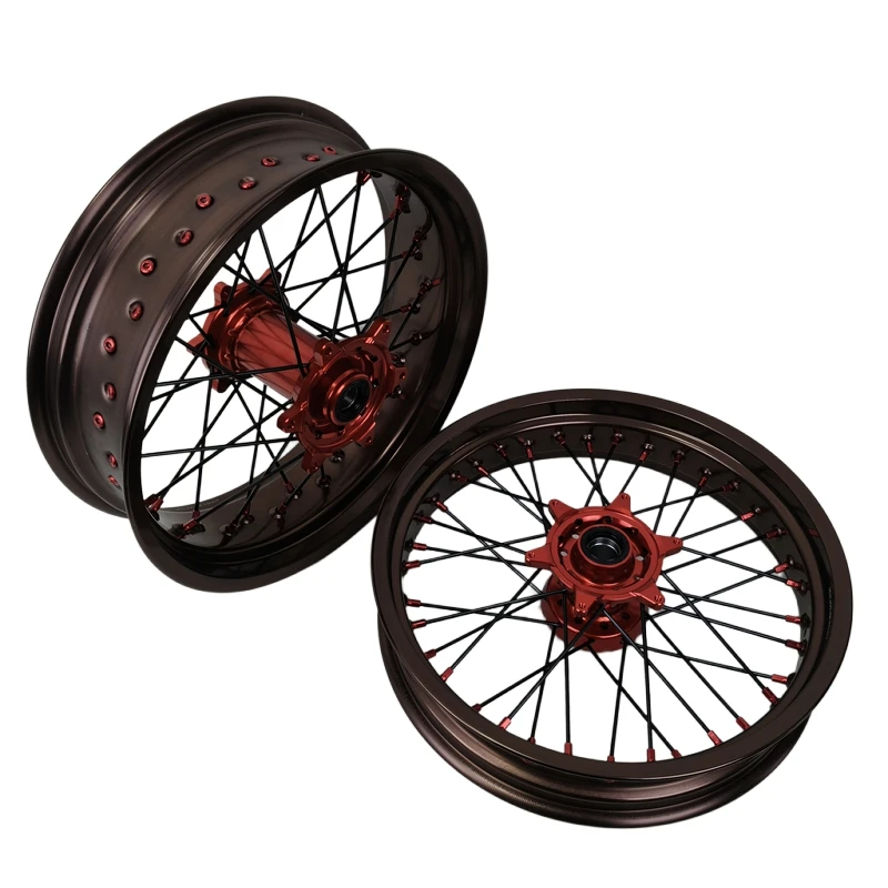 Dirt Bike Wheels Fit EXC SXF EXC SXF 2003-2023 Front 17*3.5 Rear 17*5.0 Wheel Set Supermoto Off Road