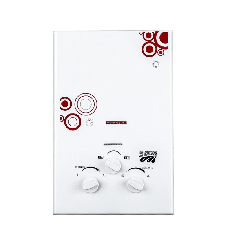 2020 أحدث Ce نوع المداخن 100% جودة 6L LGP لحظة سخان الماء الساخن البروبان المقاوم للصدأ Tankless غسل دش المرجل