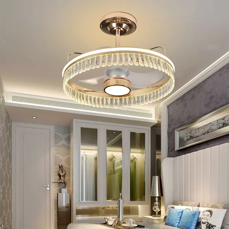 New Living Room Luxury Black Gold Led Ceiling Lamp Wholesale Cheap Fan Chandelier Nordic Modern Chandelier Ceiling Fan Light