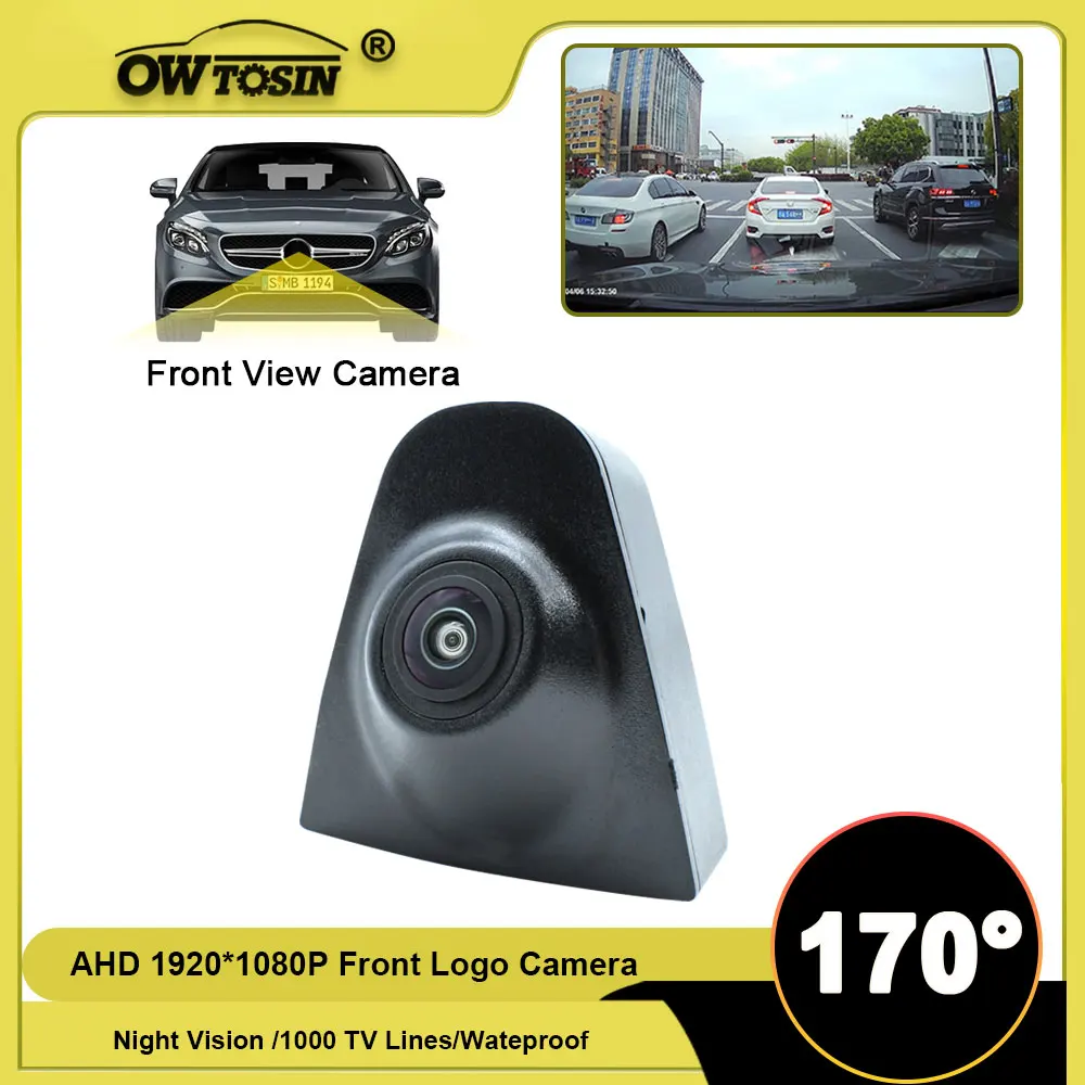 

170 ° HD Fisheye AHD 1920*1080P передняя камера с логотипом для Honda Accord CV1 CV2 2018 2019 2020 2021, автомобильная парковочная камера