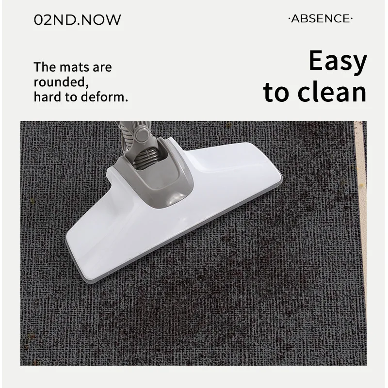 Polyester Kitchen Runner Rug, Absorbent Oil Long Floor Mat, Non-Slip Anti-Stain Doormat, Quick Dry Easy Clean for Indoor Hallway