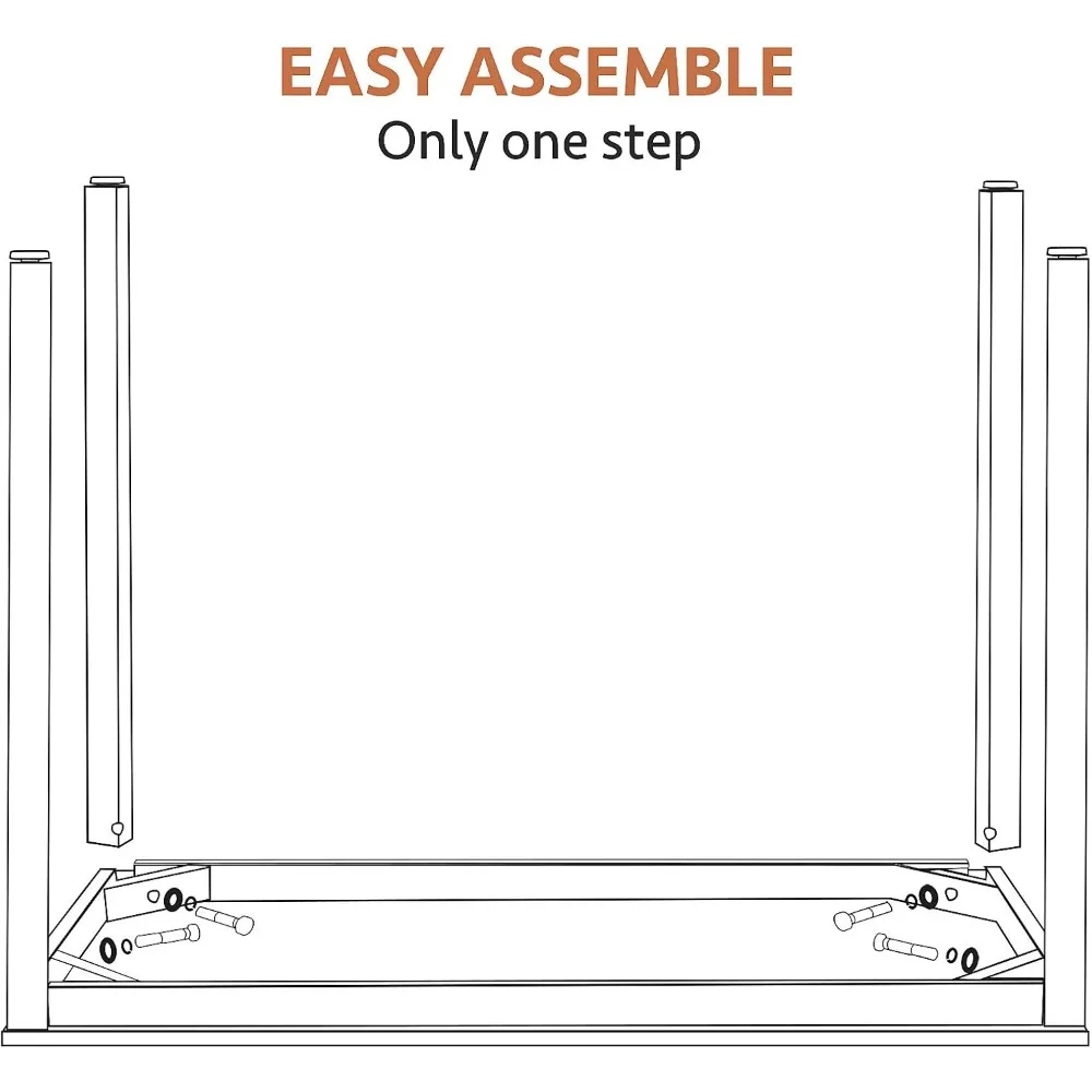 مكتب كمبيوتر للكتابة 59 بوصة (60 × 30) طاولة مكتب دراسة خشبية للمكتب المنزلي، مكتب كبير من الخشب الصلب، مقاس حديث