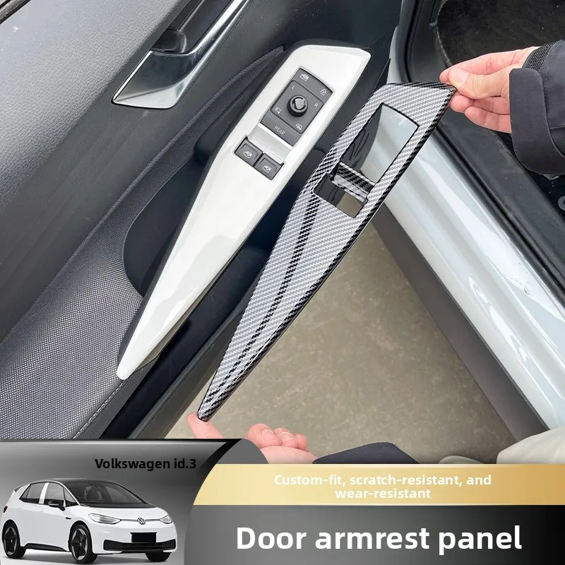 

Car Door Window Lift Panel Door Armrest Panel Protective Modification Interior for Volkswagen ID.3 ID.4X CROZZ