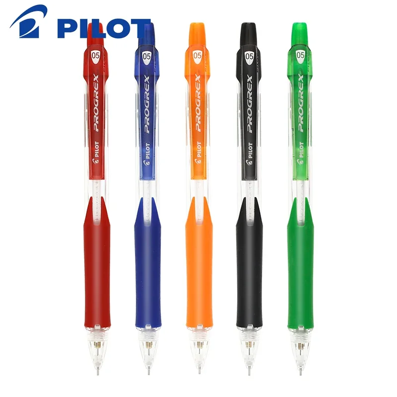 

5Pcs Pilot H-125C-SL Color Automatic Pencil Telescopic Tip Pencil 0.5mm with Its Own Eraser Is Not Easy To Break The Lead Core