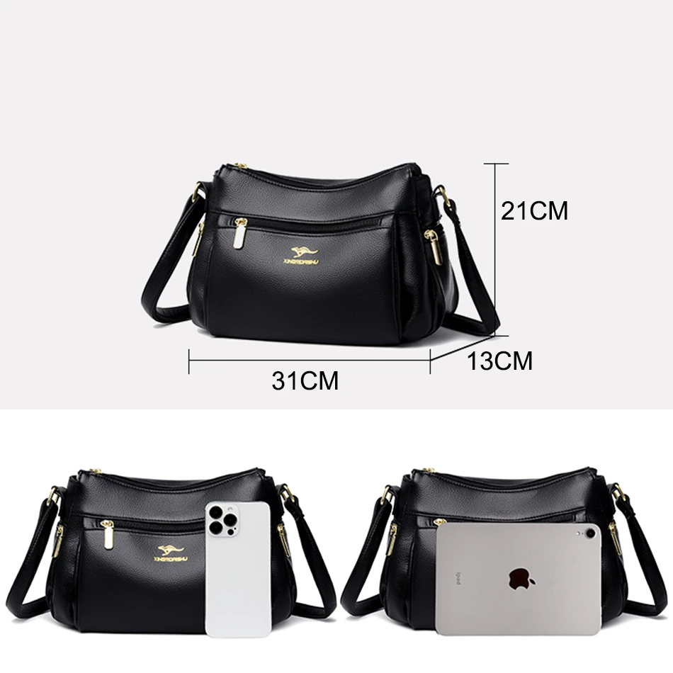 2024 Luxury Handbags Women Bags Designer Shoulder Crossbody Bags Genuine Brand Soft Leather Messenger Bags Purses and Handbags