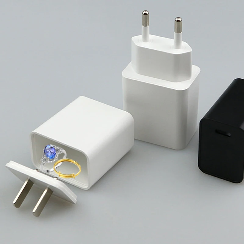 1PCS Private Money Box Fake Charger Plug Secret Home Diversion Stash Can Safe Hiding Jewelry Hidden Storage Box