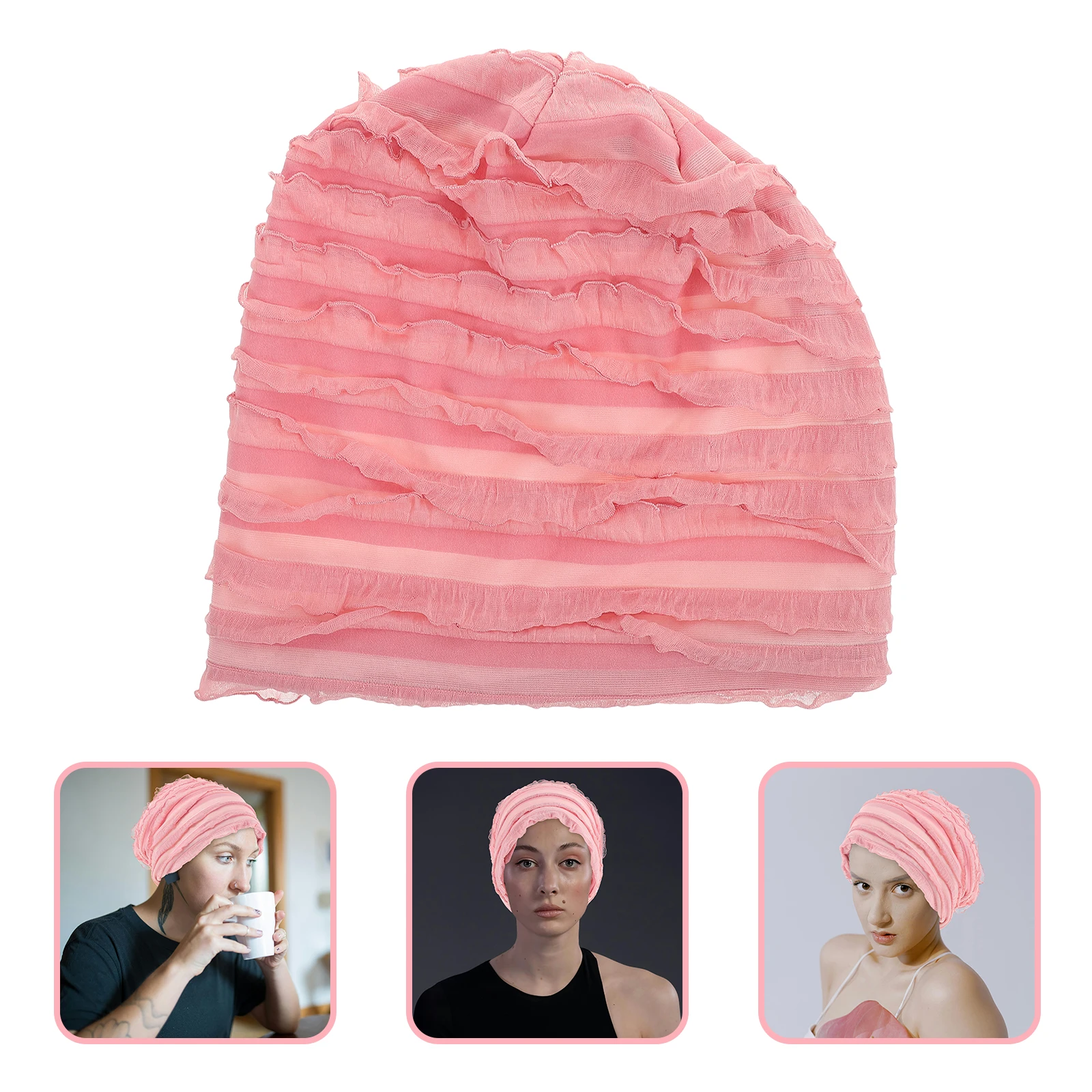 

Women'S Sleep Cap Soft Chemo Headwear For Patients Hair Turban For Sleeping Stylish Headwrap Hair Bonnet Windproof Warm Bald