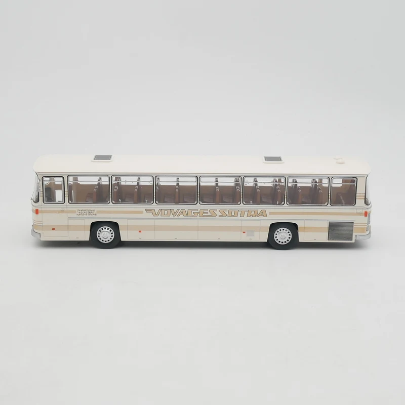 Diecast Ixo 1:43 Scale Renault Saviem E7L Tourist Bus Car Model Toy Alloy Car Model Collectible Toy Gift Souvenir Display