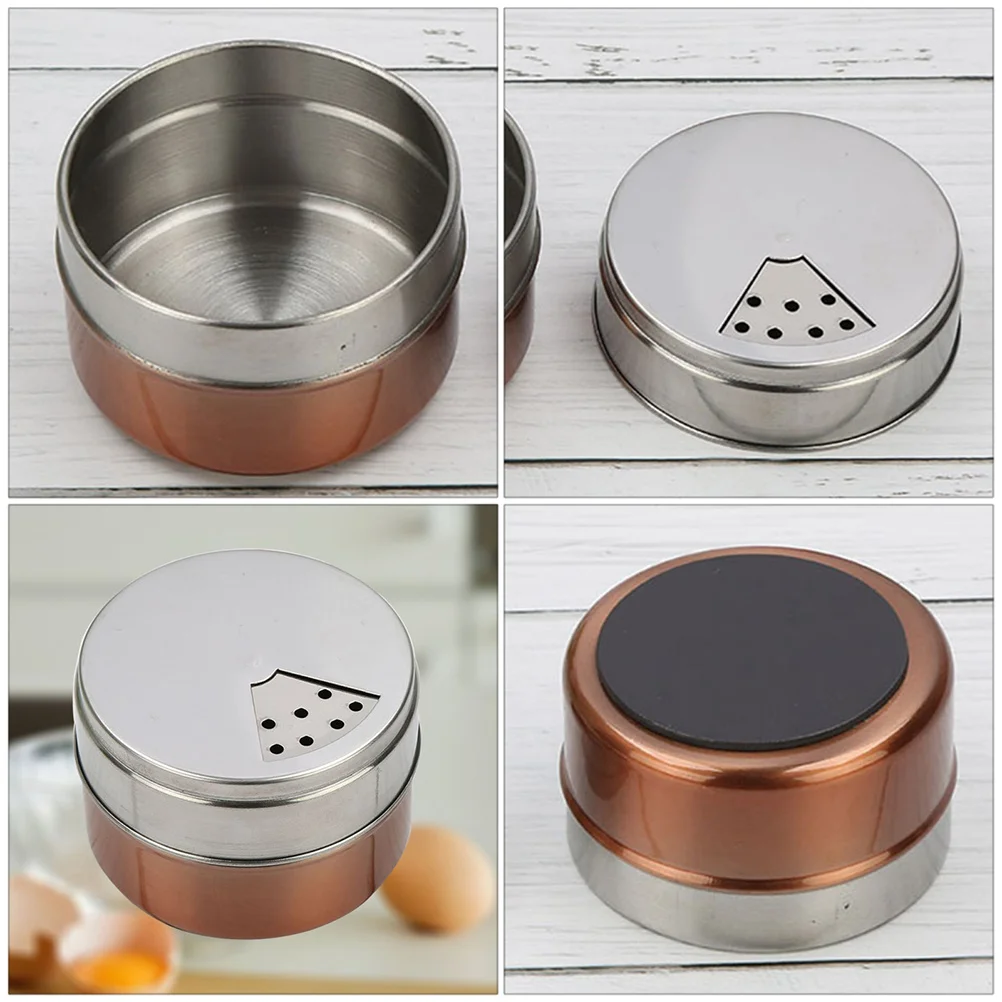 

2 pcs Stainless Steel Spice Jars 80Ml Seasoning Containers For Kitchen Storage Spice Holder Reusable Condiment Bottles Camping
