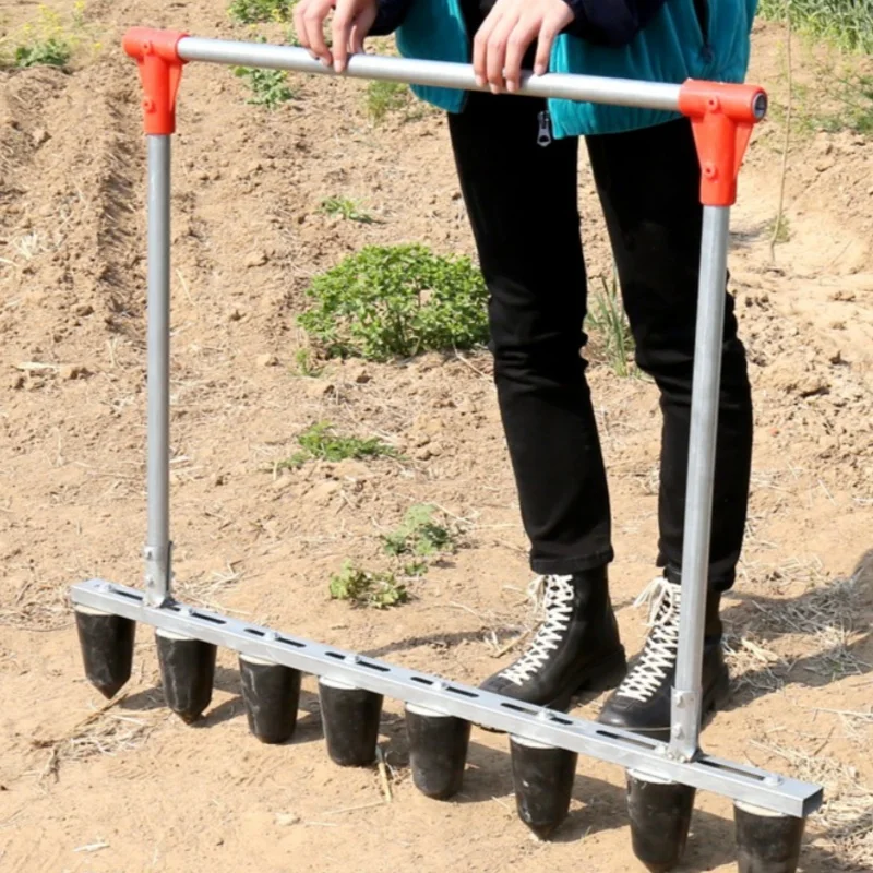 Strawberry Planting Artifact Punching Planting Ridge Raising Machine Agricultural Tools Vegetable Planting Pit Puncher