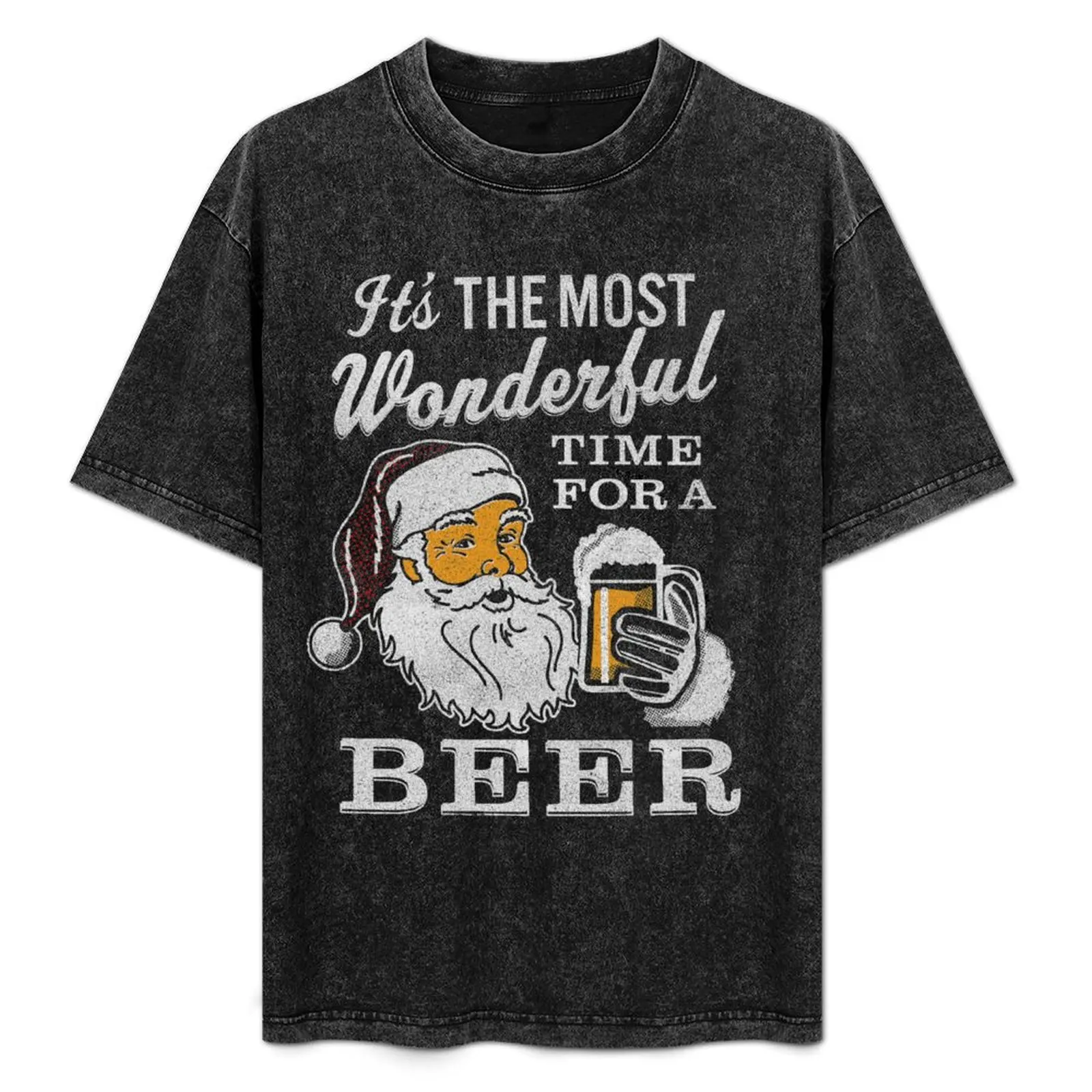 

It's the Most Wonderful Time For a Beer Men's T-Shirt Durable Work Wear T-Shirt