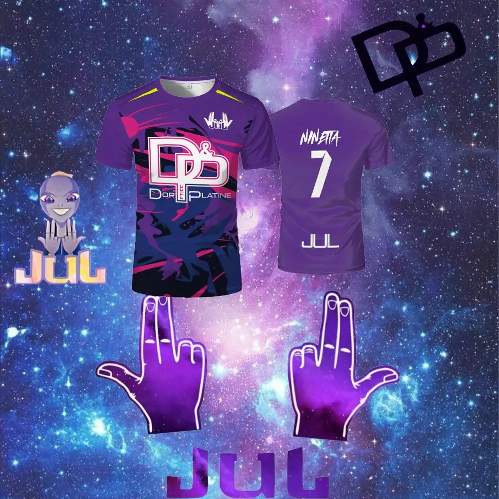 

Summer Hot Sale Maillo Jul T-shirt Daily Training Breathable Quick-drying Sportswear Men's And Women's Customizable Sports Tops