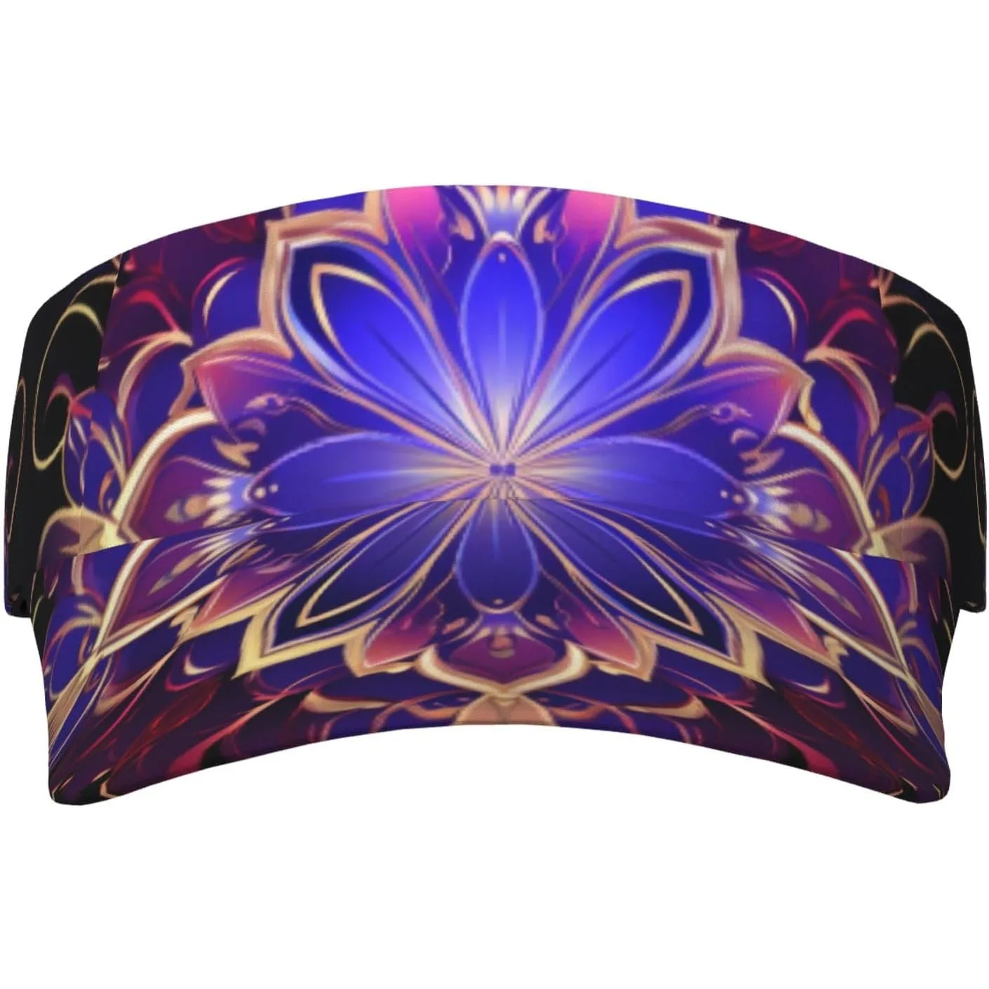 

Vintage Mandala Sports Sun Visor Hat Men Women Adjustable Hats Empty Top Cap for Running Tennis Golf