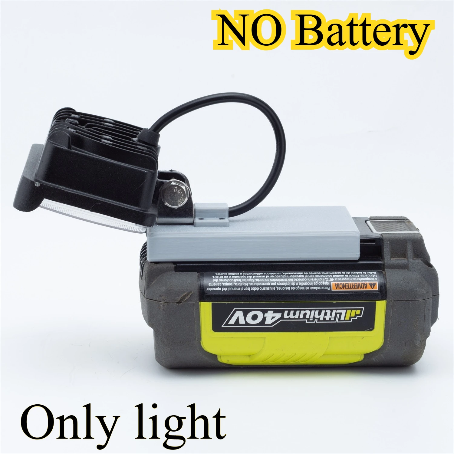 Outdoor Portable Wireless Compatible with USB Portable Tool Light Work Light For Ryobi 40V Li-ion Battery Field Site Lighting