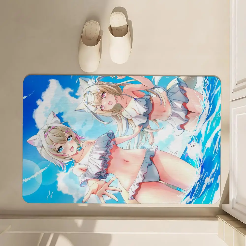 

Fuwawa Abyssgard Floor Mat Soft Diatom Bathroom Absorbent Floor Mat, Toilet Of The Bathroom, Household Floor Mat, Door Mat Carpe