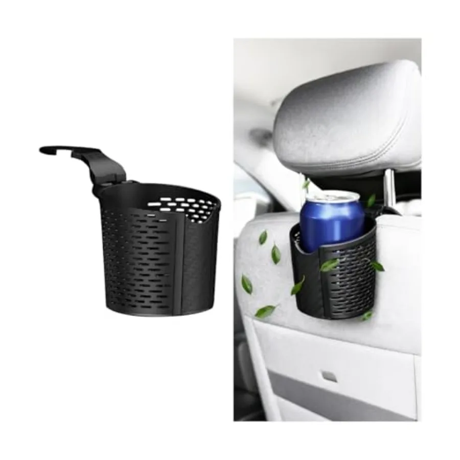 Car Back Seat Cup Holder, Vehicle Headrest Hanging Mount Water Bottle Drink Storage Holder, Automotive Interior Back Seat Cup O