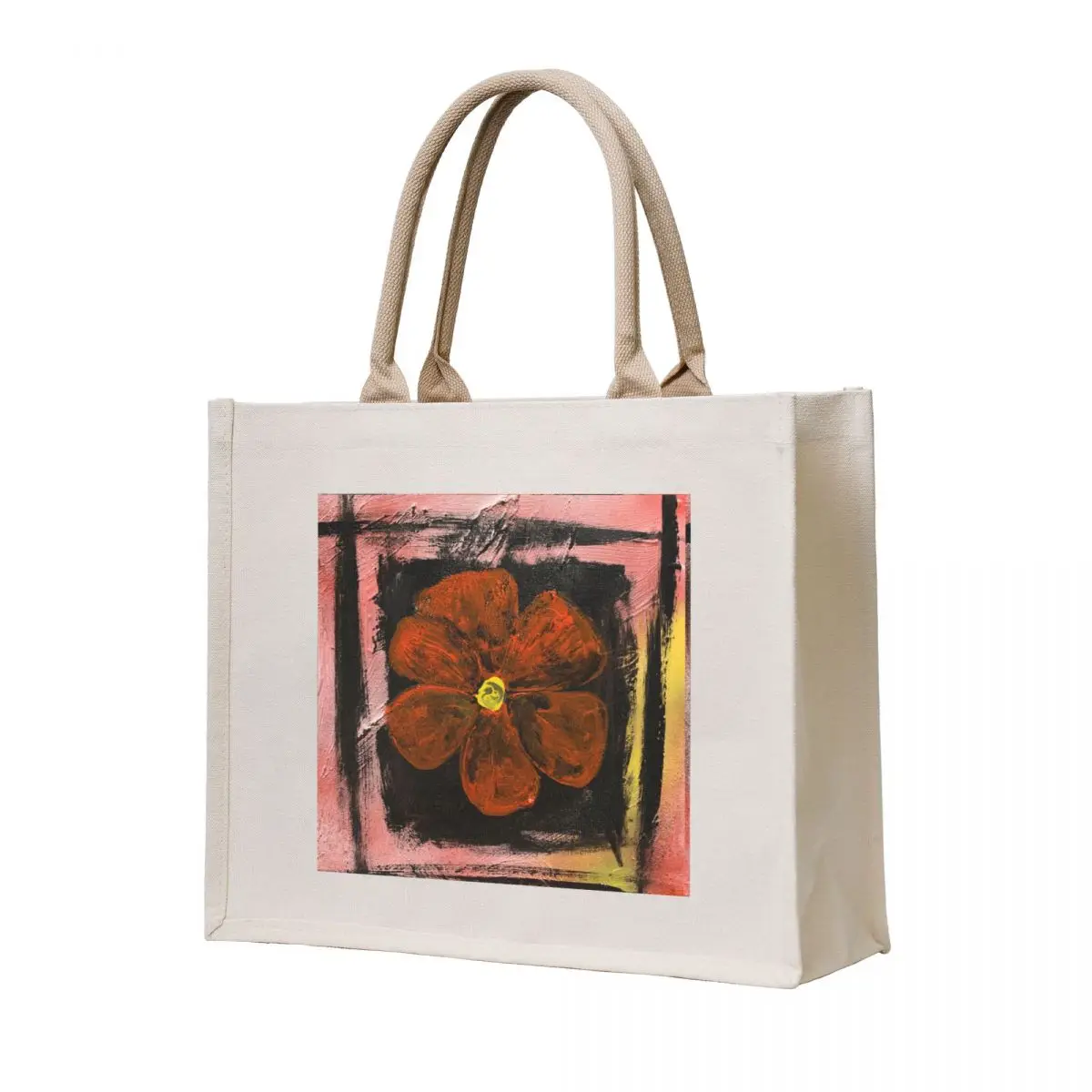 

Red flower Tote Bag tote bags aesthetic the tote bag Custom bag Woman shopper