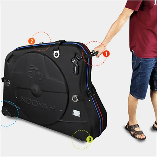 Flugzeug Sendung Verpackung Fahrrad Box Eisen Drei Auto Hard Tail Mountainbike Professionelle Hard Shell Loading Box