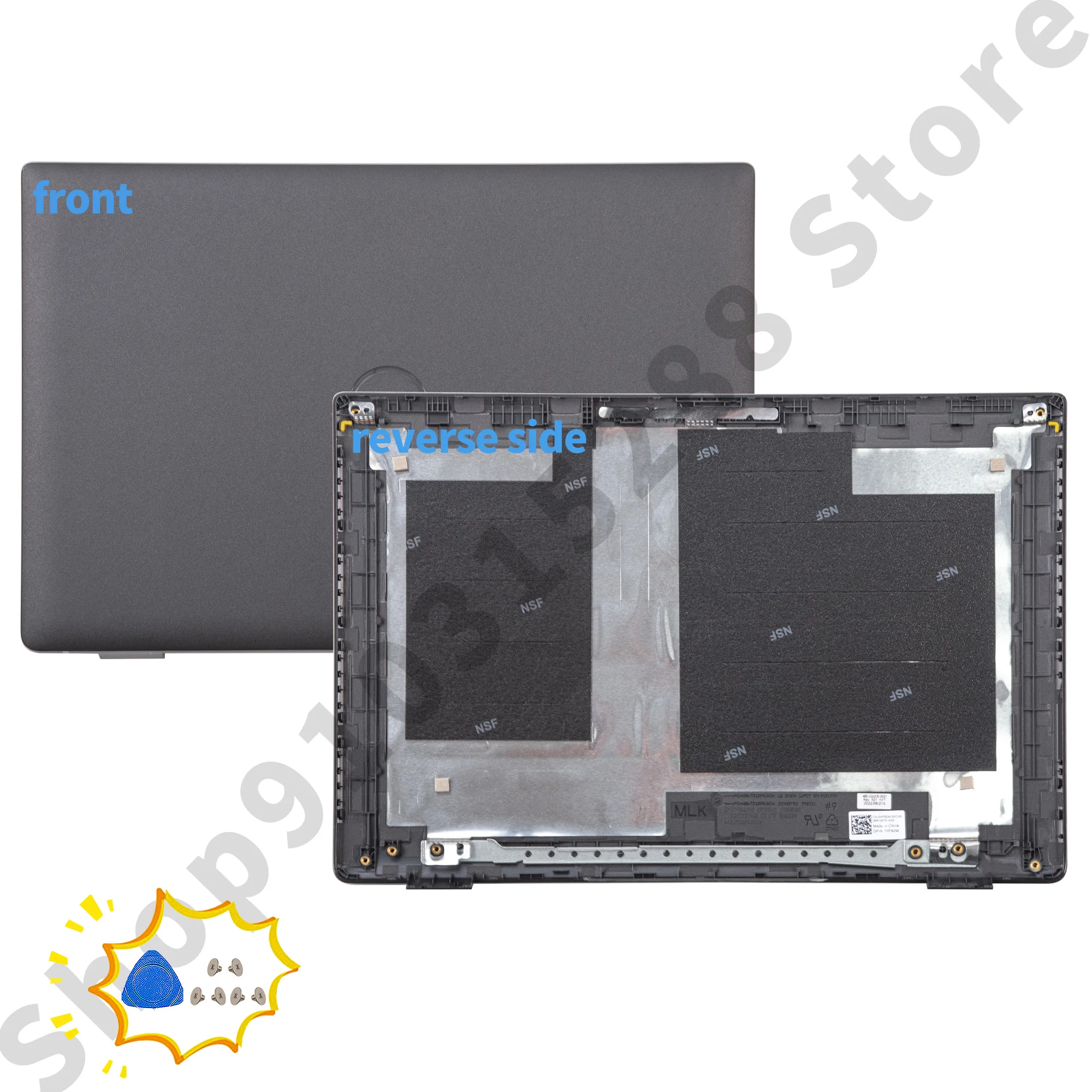 Laptop Housing Case For Latitude 3420 E3420 P144G Screen Back Cover Front Bezel Frame 14inch 0YF82M 03MVYX