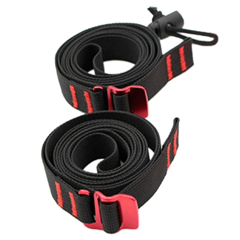 Clips Straps Outdoor Backpack Camping Mattress Sleeping Bag Tent Yoga Mats Strap Adjustable Tied Band Slider Buckle