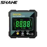 SHAHE 4*90 Degree Digital Electronic Level And Angle Gauge Inclinometer With Backlight And Magnetic Base Protractor Digital