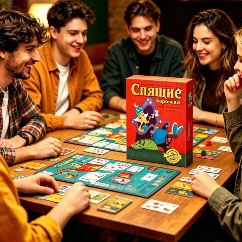jogo-de-tabuleiro-russo-“a-rainha-adormecida”-serie-resgate-jogo-de-cartas-para-familia-e-pais-e-filhos-acessorios-para-despertar-a-rainha-jogo-de-estrategia