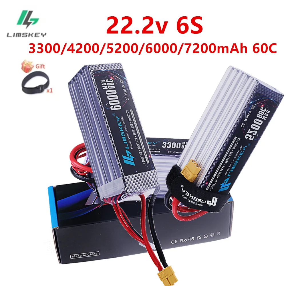 

Литий-полимерный аккумулятор 6S 22.2V 3300mAh 4200mAh 5200mAh 6000mAh 72000mAh 60C 80C для радиоуправляемых вертолетов, дронов, БПЛА, FPV, лодок, танков, грузовиков, автомобилей
