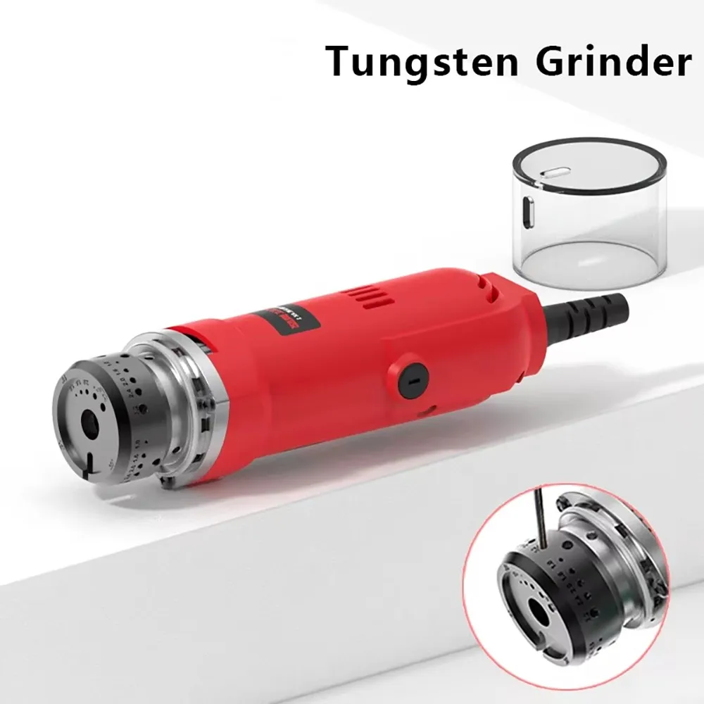 AX1 Electric Tungsten Needle Grinding Machine Tungsten Electrode Grinder Sharpener Portable TIG Welding Accessory Tool