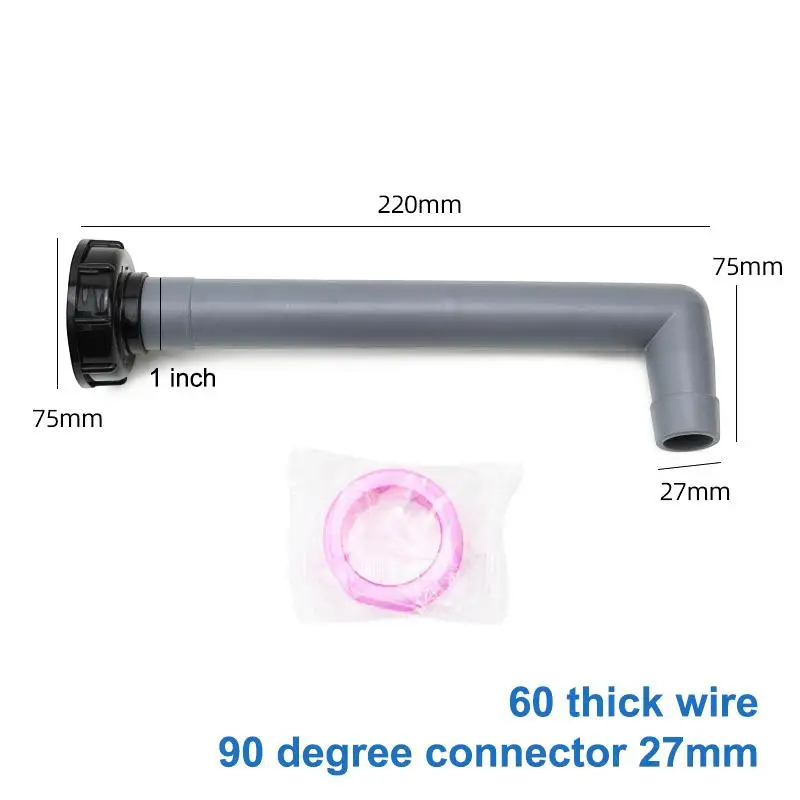 IBC Tank Valve Connector Fitting BPA Free Durable IBC Tank Adapter for Rain  Water Transfer Garden Hose Use
