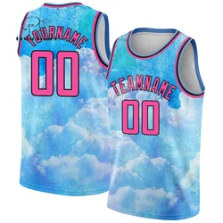 Custom Name Colorful Vintage Basketball Jersey Shirts Breathable Drop Shipping 3DPrint Summer Casual Tank Top Vest Sleeveless 17