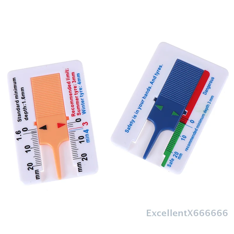 0-20mm Autoreifen Reifenprofiltiefenmesser Messgerät Messwerkzeug