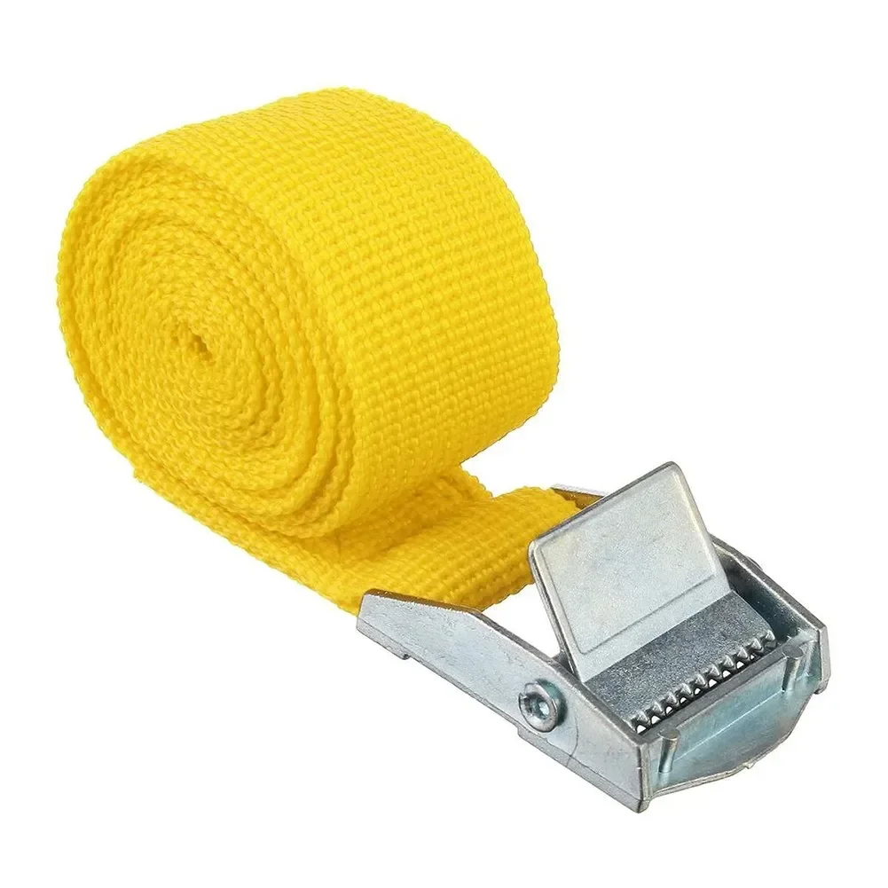 1M Lashing Strap W/ Buckle Nylon Quick Release Fr Cargo Tie Down Luggage Bag Fastening Tool Cargo Lashing Strap