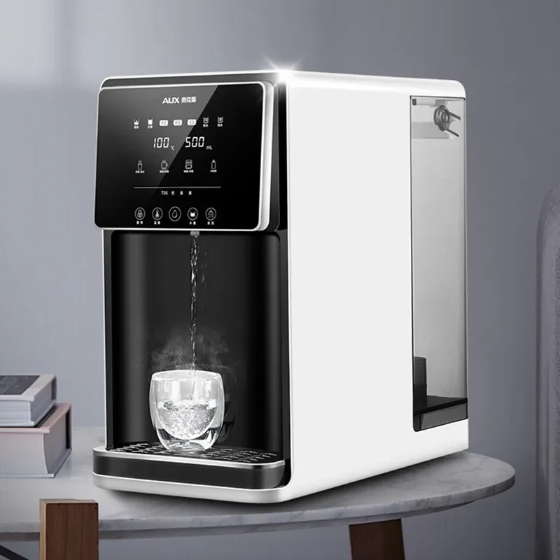 220V AUX Water Purifier Household Direct Drink Machine Heating Integrated Machine Desktop Water purifier Filtered Tap Water