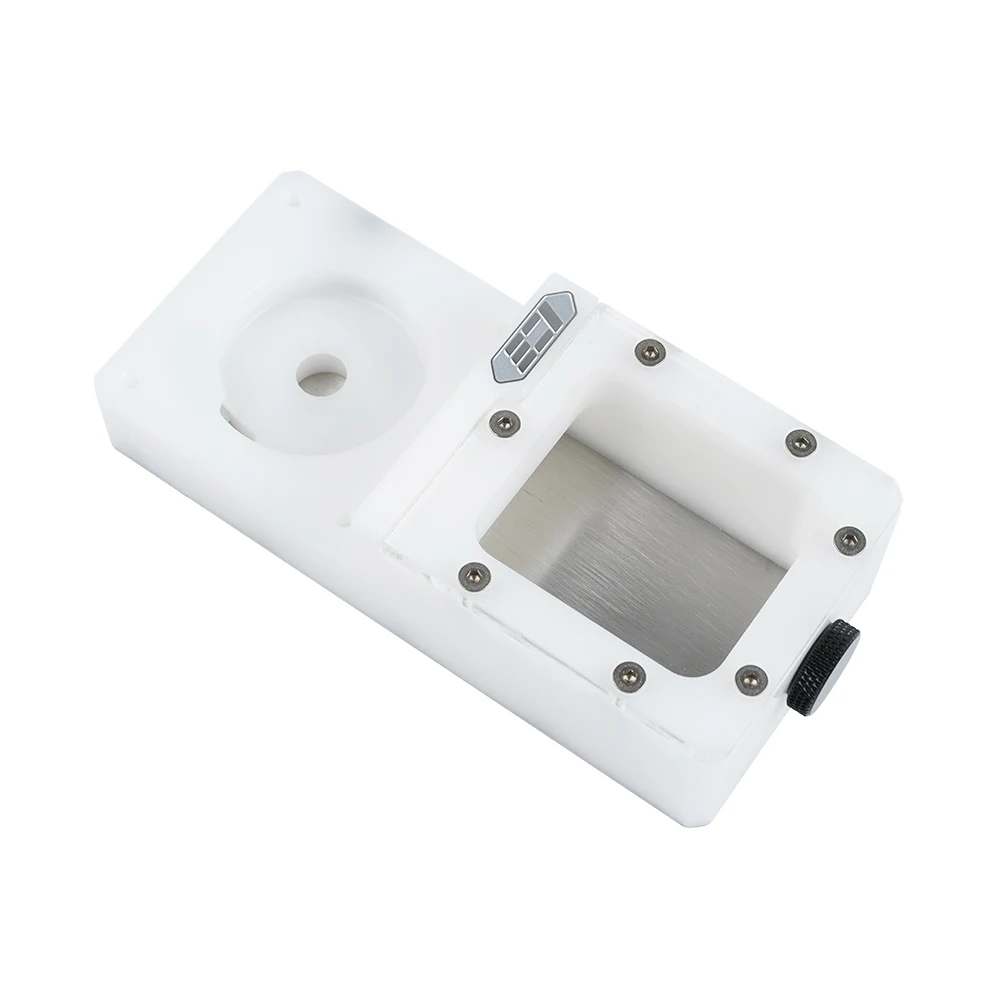 IceManCooler Ssupd Meshliciou Chassis Zbiornik chłodzenia wodą, mały zbiornik na wodę G1/4", wspornik montażowy DDC, czarny, biały, ICE-SSU-DC — zdjęcie 5