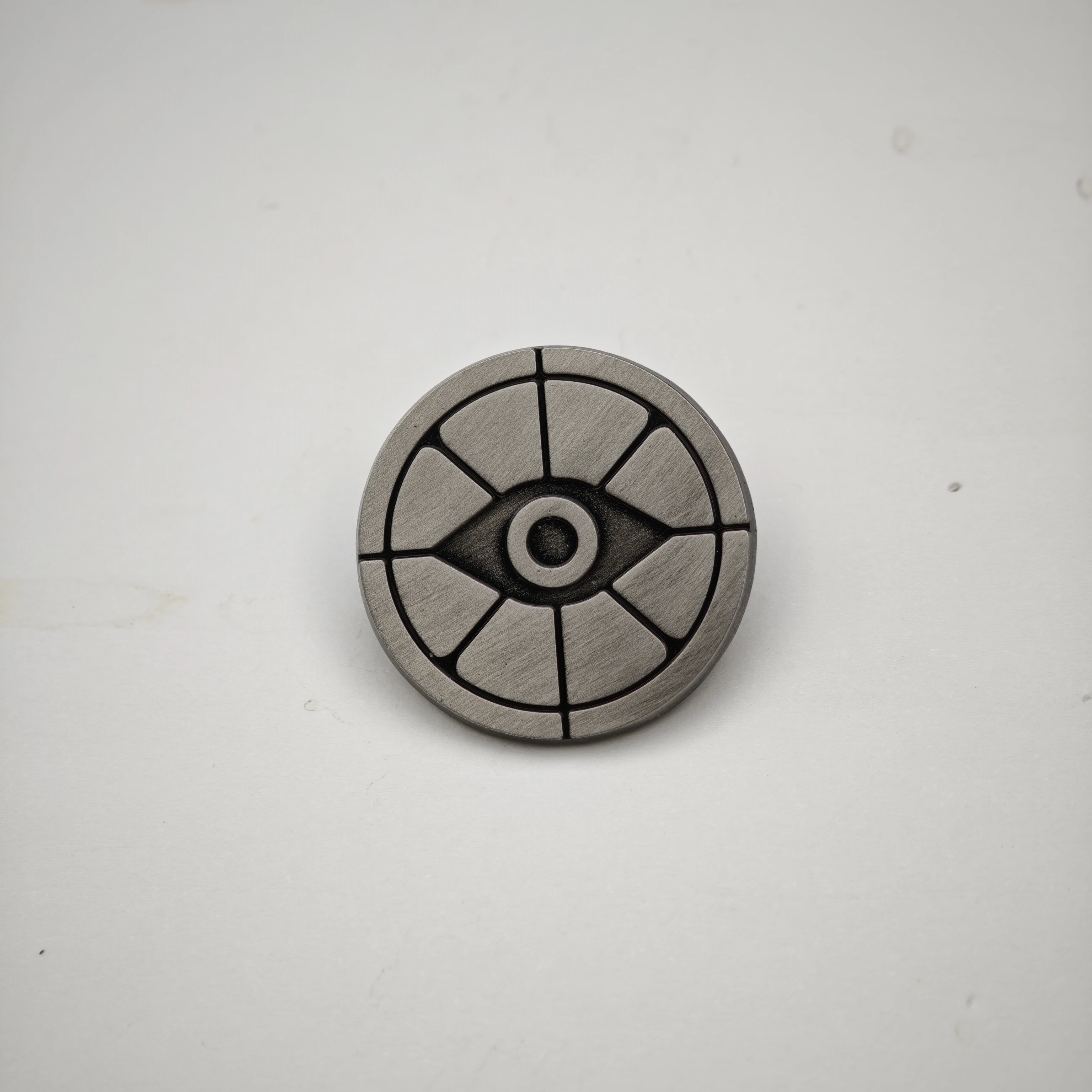 Deadlock Game Brosche Valve MOBA Shooter Logo Abzeichen Eye Wheel Silhouette Metall Anstecknadel Geek Gamer Schmuck Geschenk für Fans – Detail 12